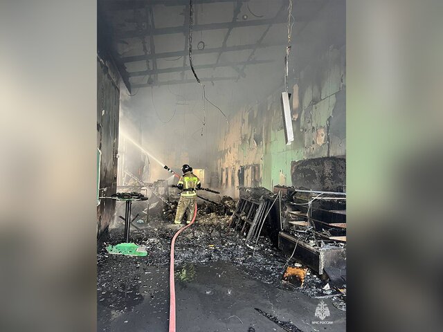 Пожар в ресторане на территории горнолыжного комплекса в Карачаево-Черкессии ликвидировали
