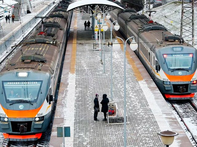 Расписание поездов от Москвы в сторону Твери и обратно изменится с 30 декабря по 8 января