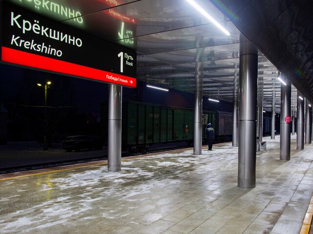 Движение поездов затруднено на станции Крекшино Киевского направления и МЦД-4