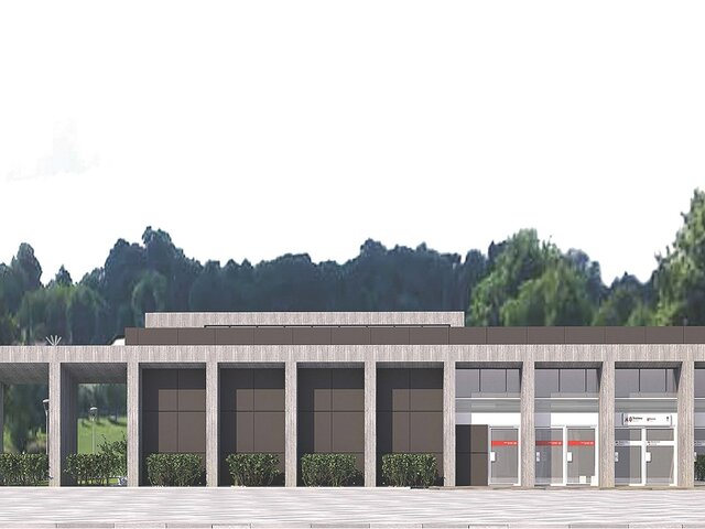 Завершается строительство нового вестибюля станции метро 