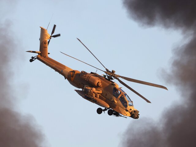 Вертолет Армии обороны Израиля уничтожил отряд ХАМАС, пересекший границу на юге страны