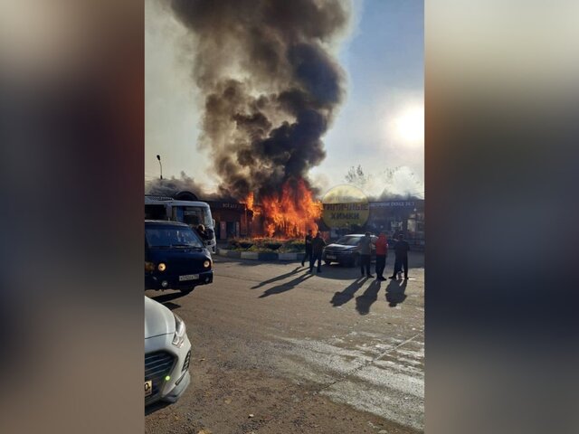 Пожар в подмосковных Химках потушен на площади 40 
