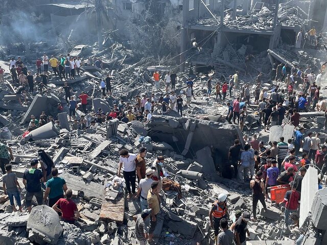 Десять человек погибли при израильском ударе по городу Хан-Юнис на юге Газы