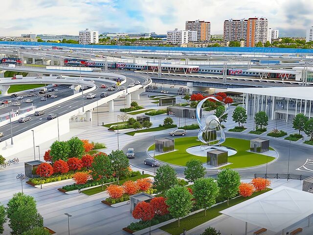 Городской вокзал Нижегородская свяжет несколько транспортных артерий – Собянин