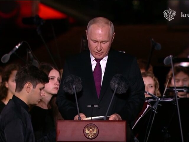 Путин лично приехал на мероприятие по случаю 80-летия победы на Курской дуге