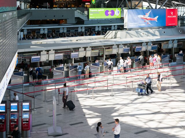 В аэропортах Москвы массово задержали и отменили около 150 рейсов