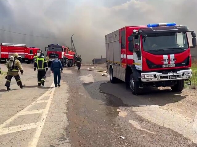 Крупный пожар в Наримановском районе Астраханской области ликвидирован