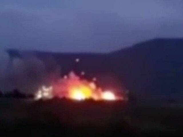 Детонация боеприпасов произошла в районе пожара на полигоне в Крыму