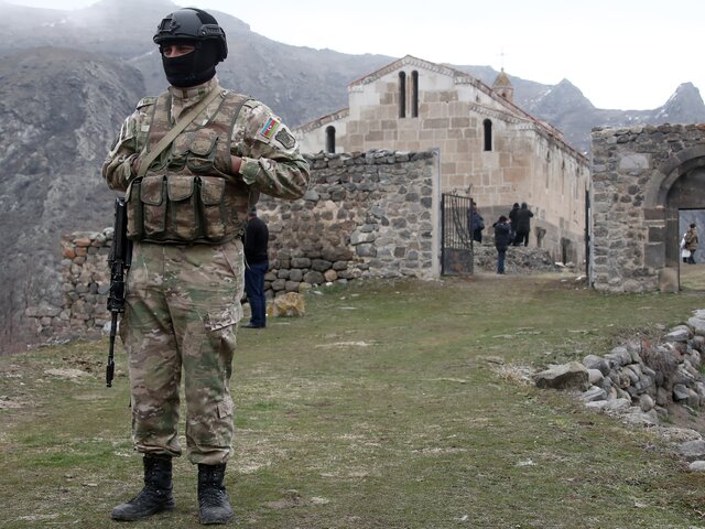 Нарушение прекращения огня зафиксировано в зоне ответственности РФ в Нагорном Карабахе