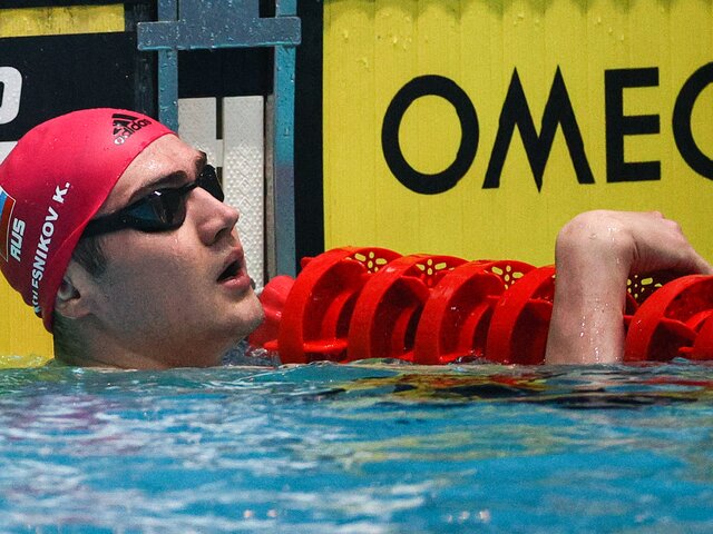 Российский пловец Колесников установил мировой рекорд по заплыву на спине на 50 метров
