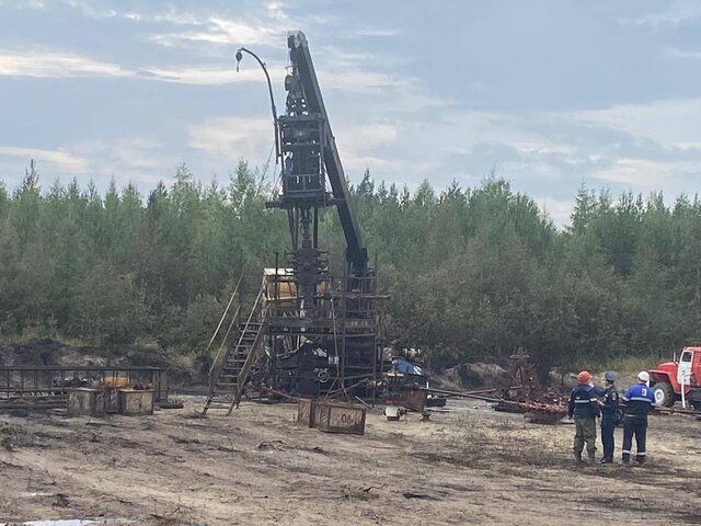Росприроднадзор не обнаружил разлива нефти после взрывов на Талинском месторождении