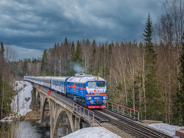 РЖД запустят два новых турпоезда в Карелию и Мурманскую область