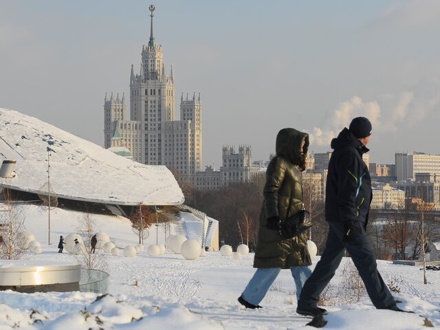 Потепление ожидается в Москве после 30-градусных морозов
